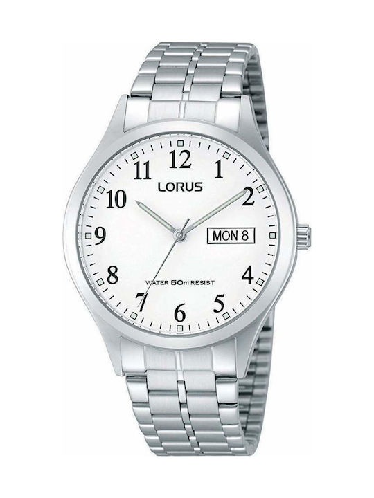 Lorus Watch Battery with Silver Metal Bracelet RXN01DX9