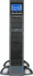 Tescom Prime Plus 1103 SRT UPS On-Line 3000VA 1000W με 8 IEC Πρίζες