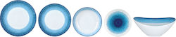 Ιωνία Apeiron Σερβίτσιο Πιάτων από Πορσελάνη Μπλε 20τμχ