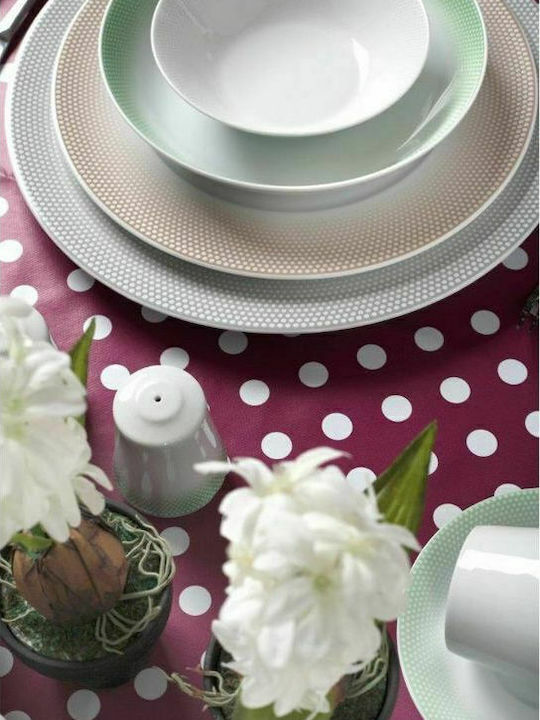 Cryspo Trio Bonito White Porcelain Dinnerware Set 24.454.40 20pcs