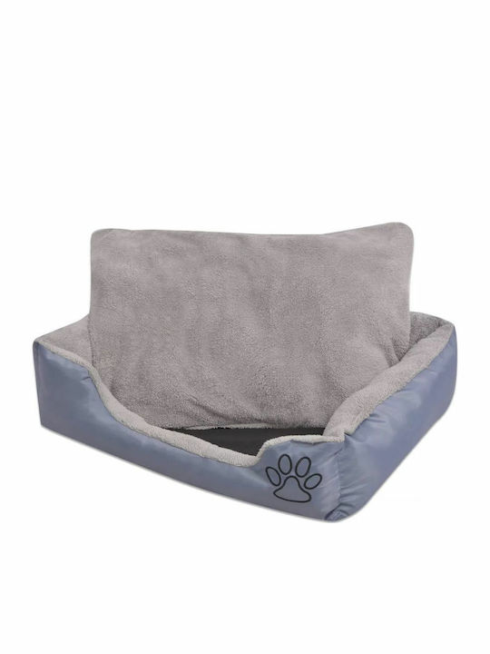 vidaXL Dog Sofa Canapea Pat Câine Gri 75x58cm. 170415