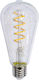 Atman LED-Lampe 6W 145mm für Fassung E27 und Form ST64 Warmes Weiß 540lm