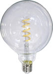 Atman LED Lampen für Fassung E27 und Form G95 Warmes Weiß 540lm 1Stück