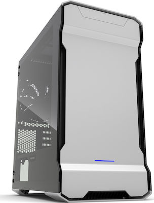 Phanteks Enthoo Evolv mATX Tempered Glass Gaming Mikro-Turm Computergehäuse mit RGB-Beleuchtung Silber