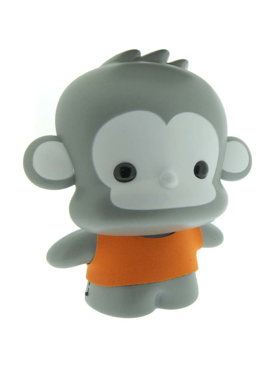 Spacecow Led Kids Decorative Lamp Monkey Gray MONLAMAB