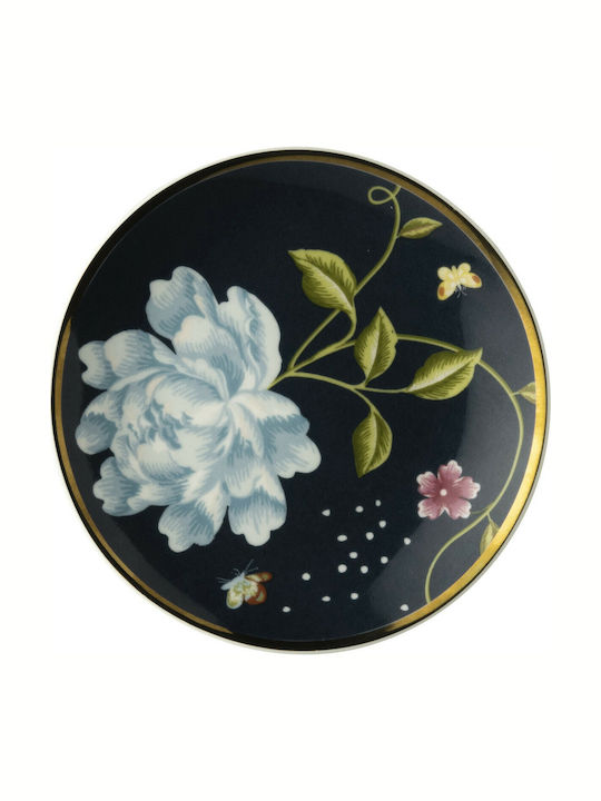 Laura Ashley Heritage Midnight Plate Desert made of Porcelain Blue with Diameter 12cm