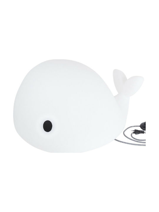 Flow Led Kids Decorative Lamp Moby with Colour Changing Function White 48x42x68cm