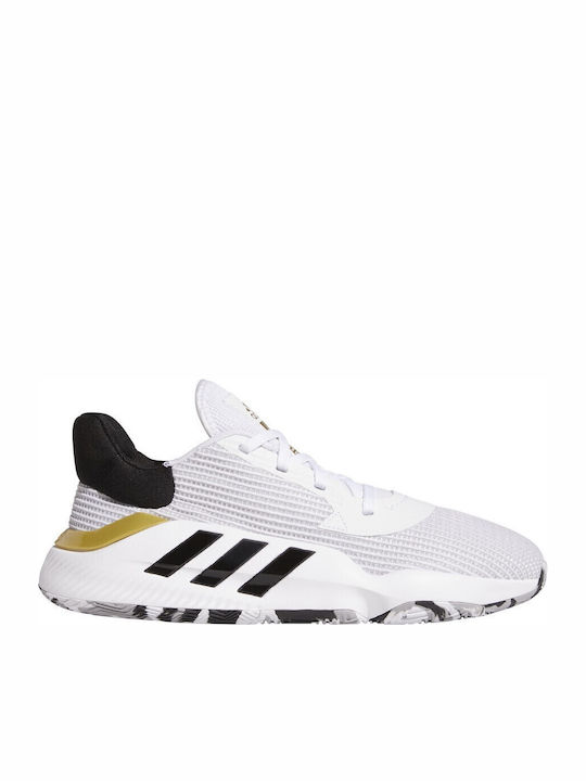 Pro Bounce 2019 Low Χαμηλά Μπασκετικά Παπούτσια Cloud White / Core Black / Gold Met.