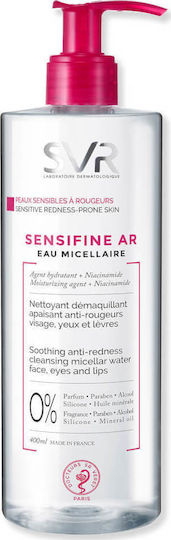 SVR Laboratoire Dermatologique Sensifine AR Micellar Water Makeup Remover Face & Eyes for Acne-Prone Skin 400ml