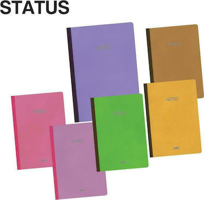 Next Notebook Ruled A4 Status 1pcs (Μiscellaneous colours)