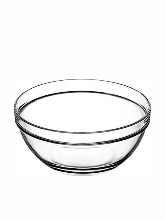 Espiel Chef Salad Bowl Glass Διάφανη 26.2x26.2x11.3cm 1pcs