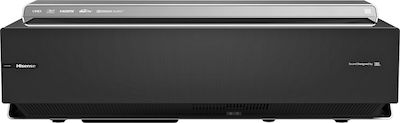 Hisense H100LDA Laser TV Проектор DLP 4K Ultra HD Лазерен с Wi-Fi и вградени високоговорители Черен