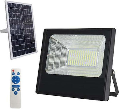 Aca Waterproof Solar LED Floodlight 200W Cold White 6000K with Remote Control IP66