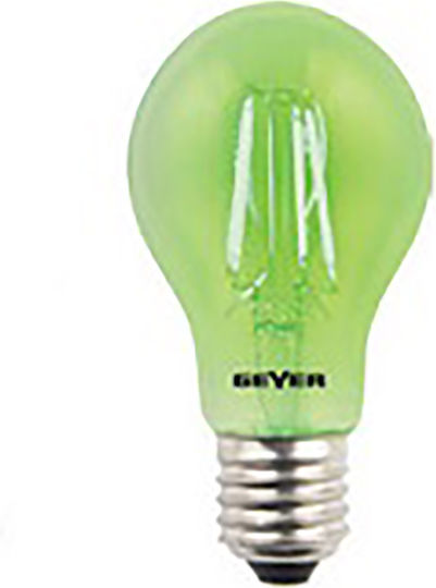 Geyer LED Glühbirne 4W für E27 Fassung und Form A60 Grüne 120lm