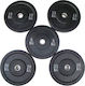 MDS Crossfit Rumber Plate Scheibenset Olympischen Typs Gummierte 1 x 5kg Φ50mm