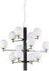 Ideal Lux Copernico Kronleuchter 12xG9 Schwarz 197319