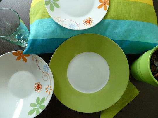 AB Flowers Geschirrset aus Porzellan Green 40Stück