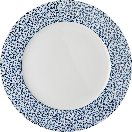 Laura Ashley Blueprints Πιάτο Γλυκού από Πορσελάνη Floris με Διάμετρο 21cm