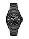 Emporio Armani Watch Battery with Black Metal Bracelet