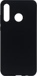 Senso Liquid Back Cover Σιλικόνης Μαύρο (Huawei P30 Lite)