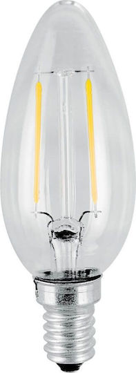 Vivalux LED-Lampe 4W für Fassung E14 und Form B35 Warmes Weiß 470lm