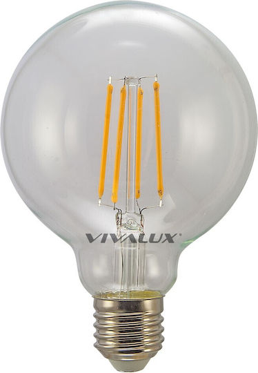 Vivalux LED Bulb 8W for Socket E27 and Shape G95 Warm White 230lm