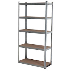 Bormann BSR1900 Galvanized Dexion with 5 Wooden Shelves L90xD40xH190cm