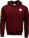 Russell Athletic Herren Sweatshirt mit Kapuze und Taschen Burgundisch