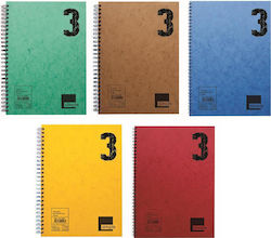 Neohart Spiral Ruled Notebook B5 90 Paper Sheets Simple (Miscellaneous Colours)