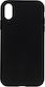 Senso Back Cover Σιλικόνης Μαύρο (iPhone X / Xs)