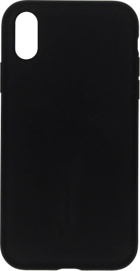 Senso Back Cover Σιλικόνης Μαύρο (iPhone X / Xs)