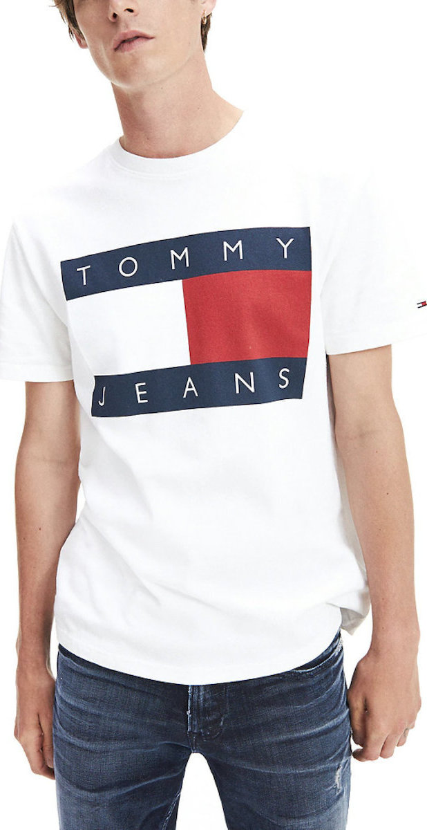 Tommy Hilfiger Large Flag Logo DM0DM07009 YA2 White Skroutz.gr