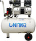 Unitair PLUS 70 Einphasiges Luftkompressor 66dB mit Leistung 1hp und Luftkammer 24lt