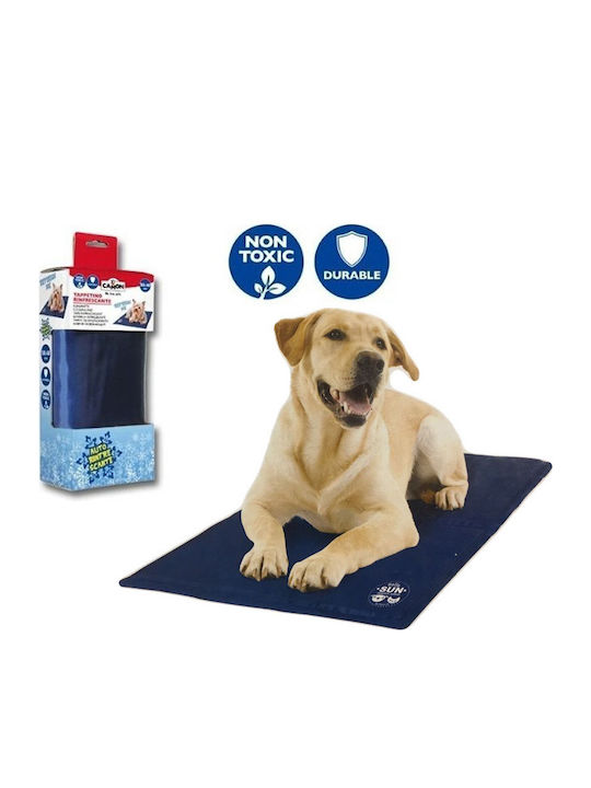 Camon Cool Pad Mattress Dog Rectangle Cooling Blue 96x81cm