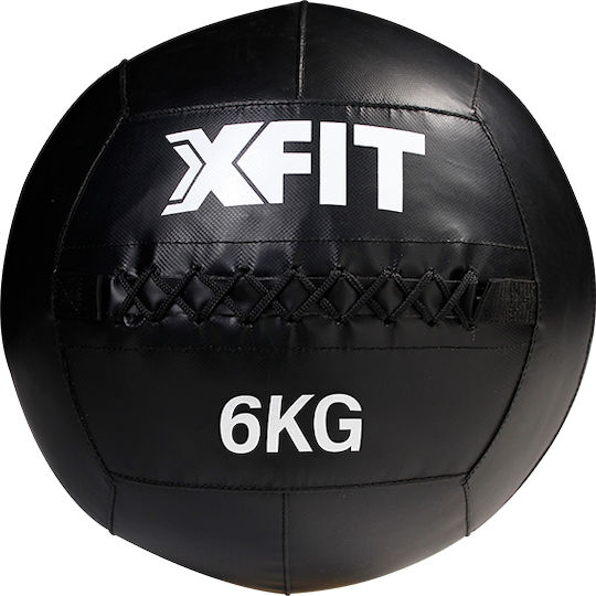 X-FIT Cross Ball Professional Μπάλα Wall 6kg σε Μαύρο Χρώμα