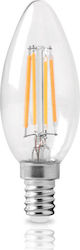 Fos me LED крушка 6W за фасунга E14 и форма C35...
