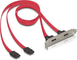 DeLock 2x SATA - 2x eSATA