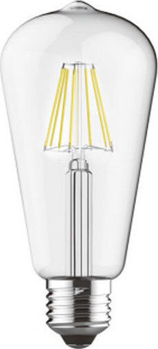Atman Λάμπα LED 3W 175mm για Ντουί E27 και Σχήμα ST64 Θερμό Λευκό 270lm