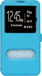 Synthetic Leather Book Light Blue (Huawei P Smart)