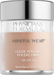 Physicians Formula Mineral Wear Pudră Loose Powder Cremă Naturală SPF16 12gr