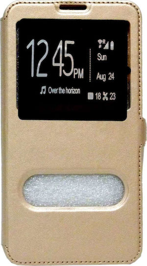 Book Synthetic Leather Gold (Huawei Mate 20 Pro)