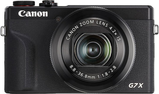 Canon PowerShot G7 X Mark III Compact Camera 20.1MP 4K UHD Optical Zoom 4.2x Black