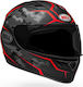 Bell Qualifier Full Face Helmet DOT / ECE 22.05 1527gr Stealth Camo Matte Black/Red BEL000KRA225