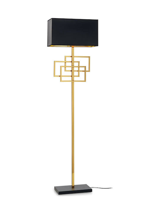 Ideal Lux Luxury PT1 Floor Lamp H162xW45cm. with Socket for Bulb E27 Black