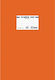 Neohart Notebook Ruled B5 50 Sheets Number One Orange 1pcs