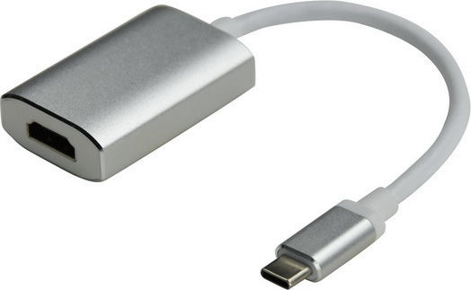 Cabletime C160 Converter USB-C male to HDMI female Gray 1pcs