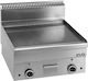 MBM LPG Steel Commercial Flat Top Griddle 60x60x27cm 10.2kW with Flat Grill Plate GFT66L