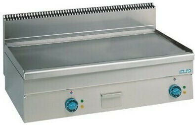 MBM Ηλεκτρικό Πλατώ Ψησίματος Χρωμίου 100x51x27cm 12.5kW με Λεία Πλάκα EFT106LC