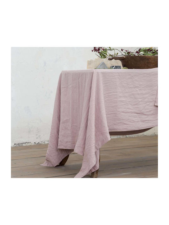 Nima Τραπεζομάντηλο Λινό Linho Dusty Pink 150x250εκ.