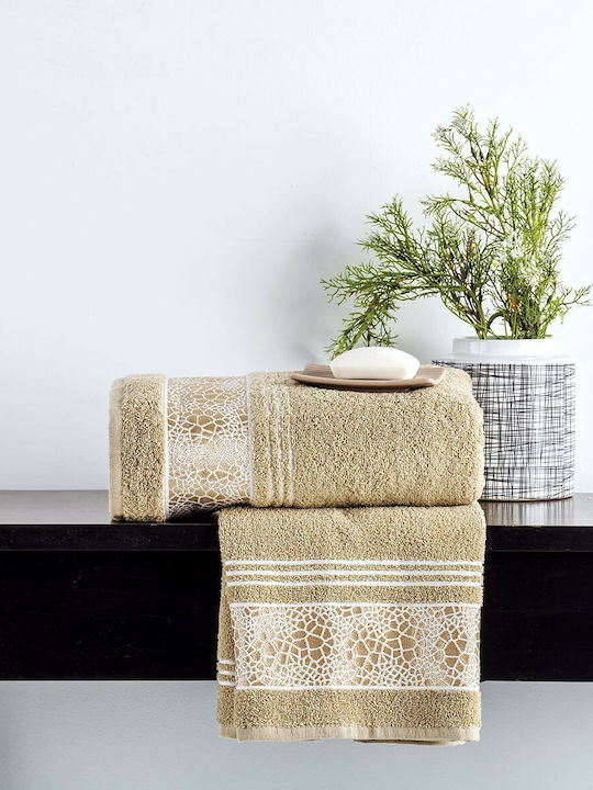 SB Home Πετσέτα Σώματος Paola 70x140εκ. Beige
